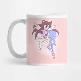 Angel OC with Sonic The Hedgehog Mug